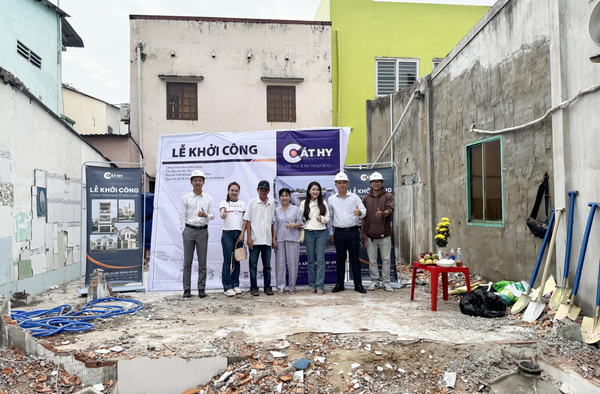 Khởi Công Dự Án Nhà Phố T's House 1 Trệt 2 Lầu Tại Cồn Khương, TP. Cần Thơ